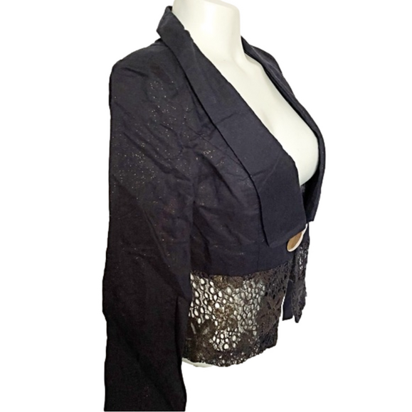 π MODE - Black with Gold specs Blazer - Picture 2 of 13